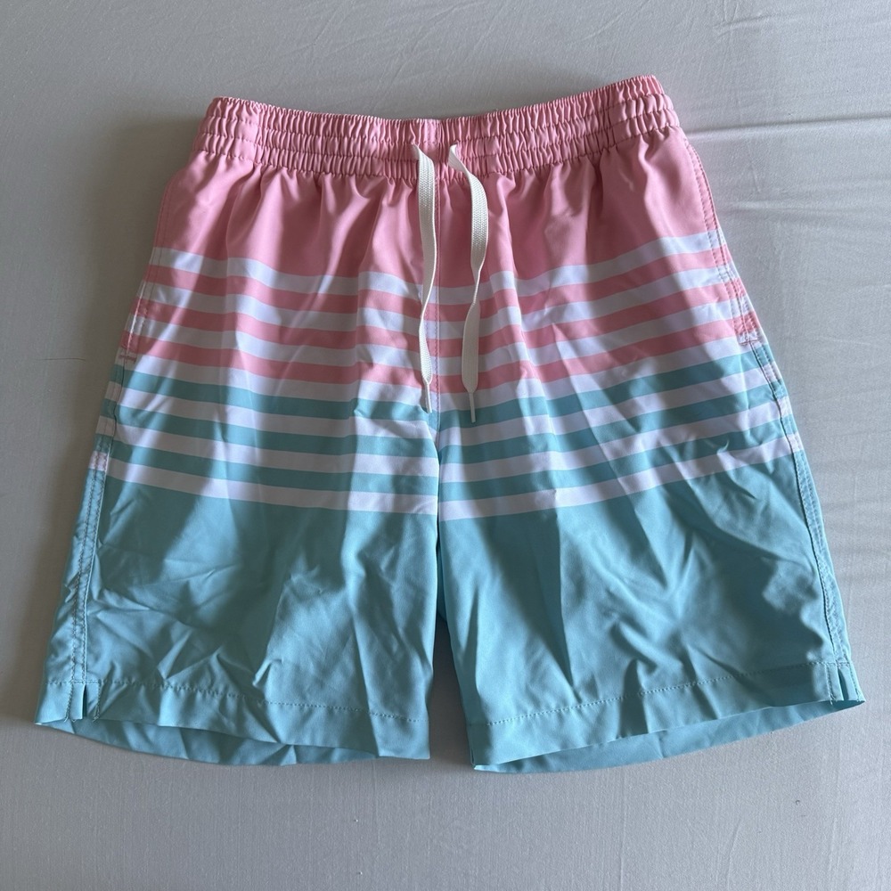 Chubbies Swim Trunks Mens Small 7" Inseam Lined Striped‎ Beach Pool Party Resort